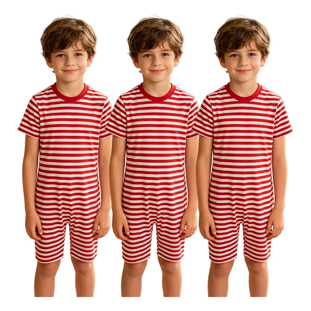 3pcs Kids Boys Girls Autism Adaptive Special Needs Clothing Sleeveless Anti-strip Zipper Solid Color Jumpsuit Rompers Homewear