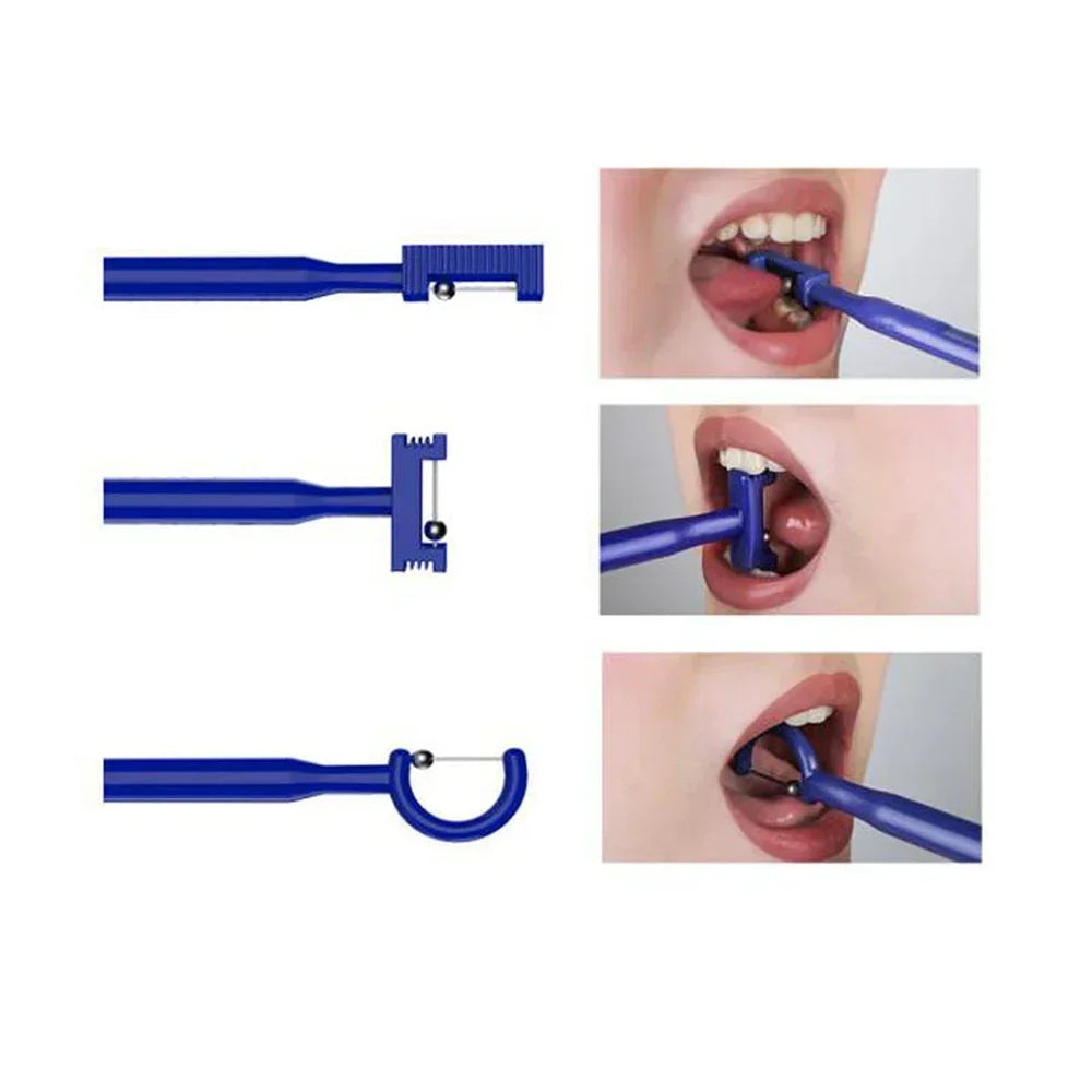 3pcs Children Tongue Tip Trainer Tongue Oral Muscle Training Autism Language Pronunciation Rehabilitation Therapy Training Aids