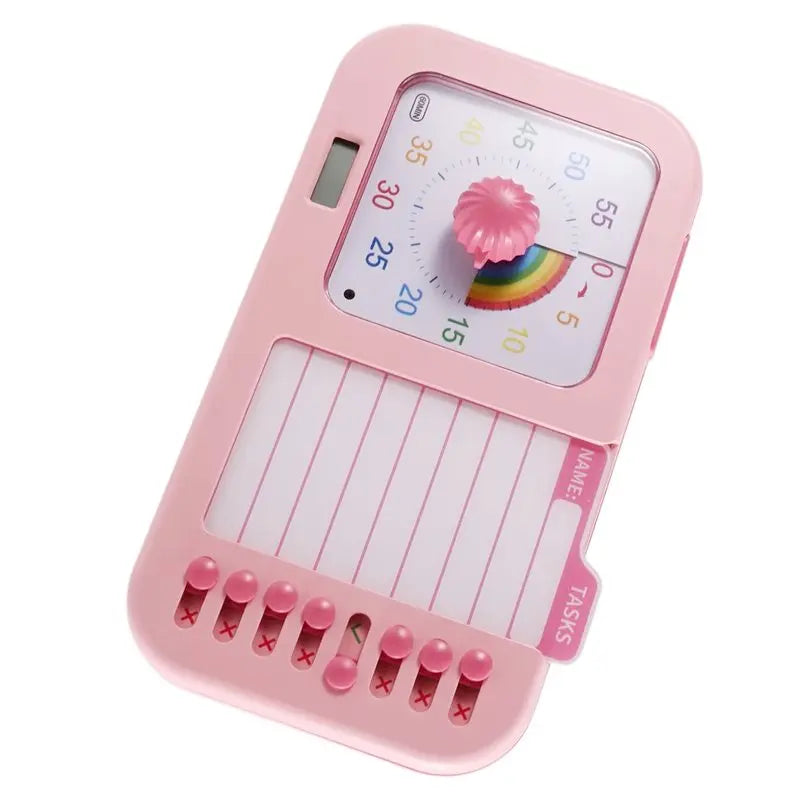 ABAE-Planning Board, Task Timer, Chore Chart Visual ADHD Timer 3 In 1 For Kids Adults, Visual Schedule Planner Tool